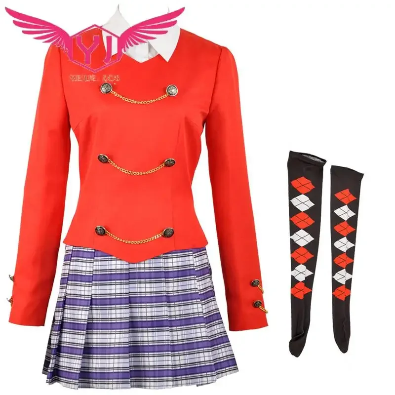 Heathers musicaux Heather Duke Veronica Sawyer Cosplay Costume Jason Dean uniforme scolaire scène Performance Costume Halloween ensemble
