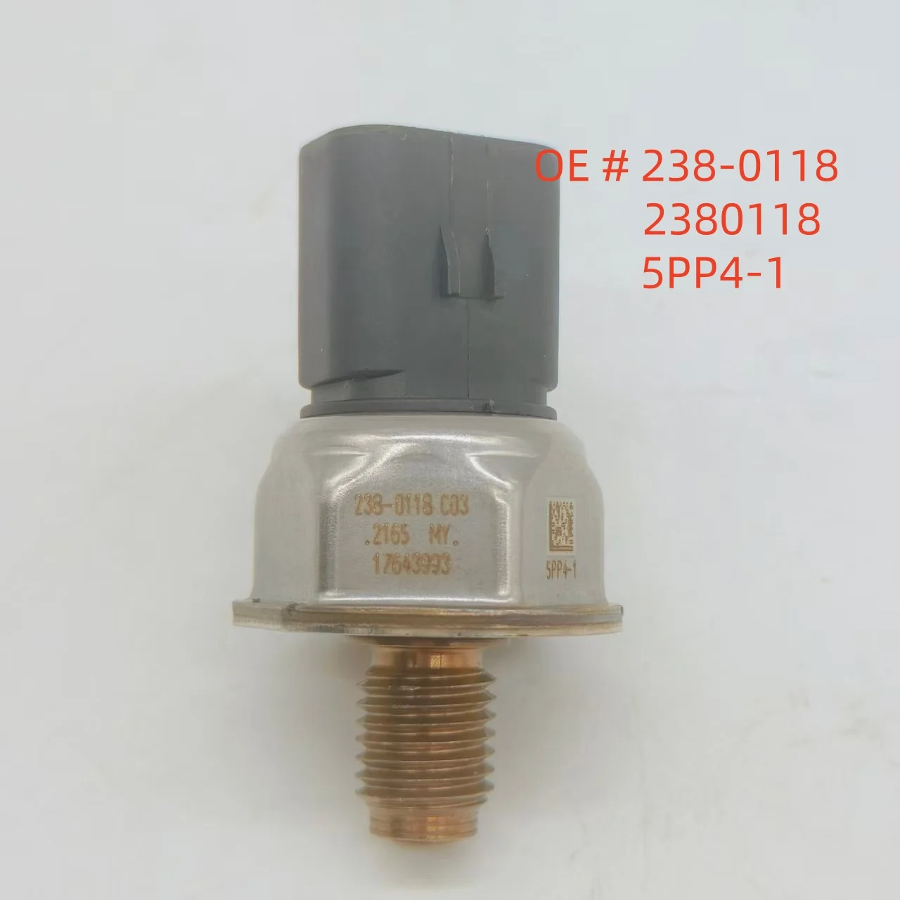 high quality new 238-0118 2380118 5PP4-1 Fuel Rail Pressure Sensor for Caterpillar E320D 320D C6.4 Excavator