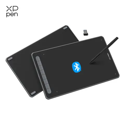 XPPen Deco MW LW – 8×5인치 무선 디지털 드로잉 그래픽 태블릿, Bluetooth V5.0 및 USB 지원, 윈도우, 맥, 안드로이드 호환