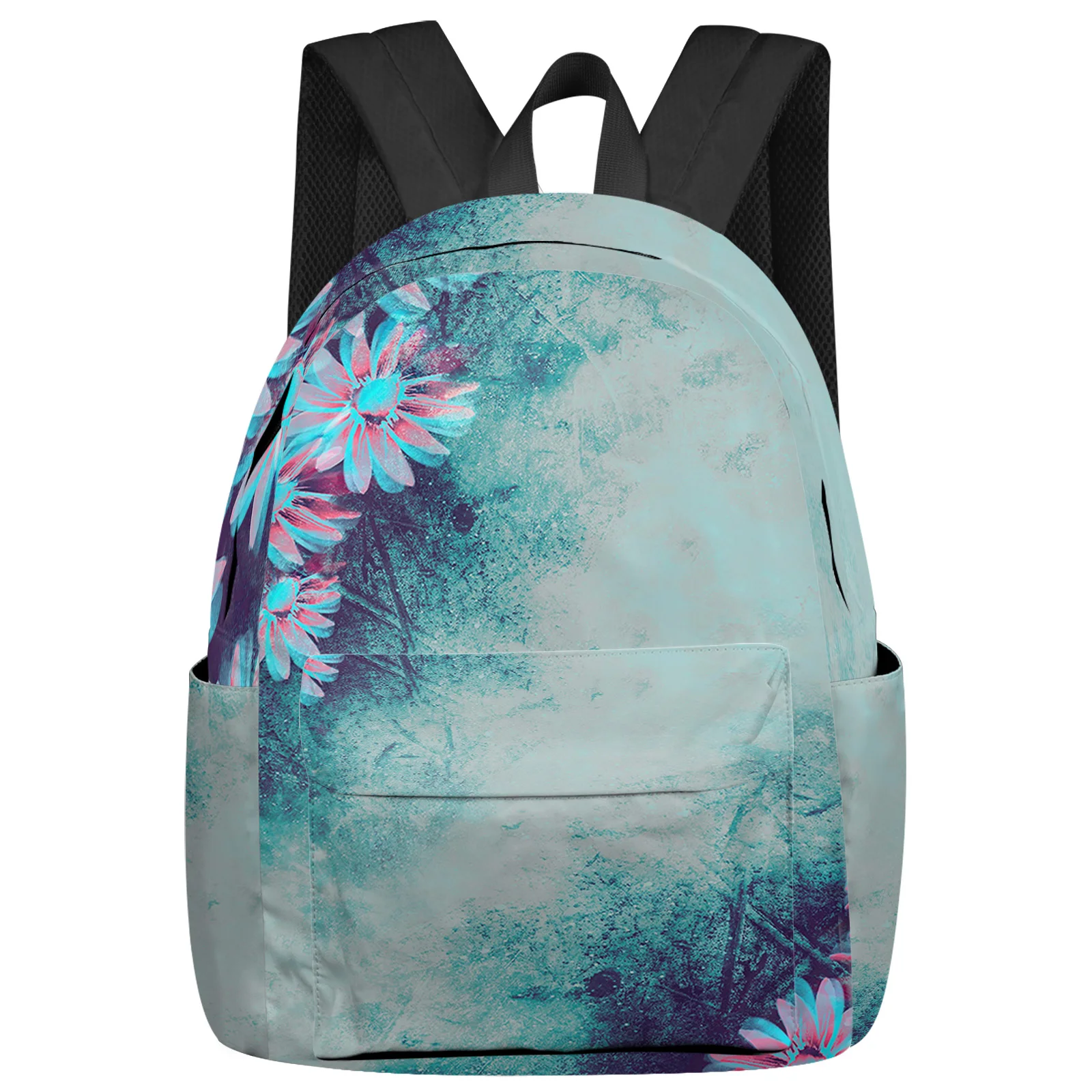 

Flower Spot Distressed Gradient Shade Fashion Women Backpack Girl Travel Book Bags Laptop Backpacks Travel Rucksack Schoolbag