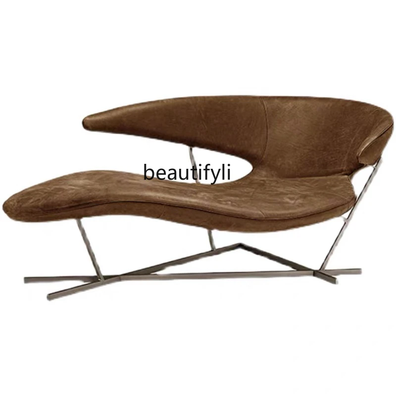 

Manta FRP Leisure Batwing Shape Recliner Light Luxury Creative Strange Shape Chaise Longue