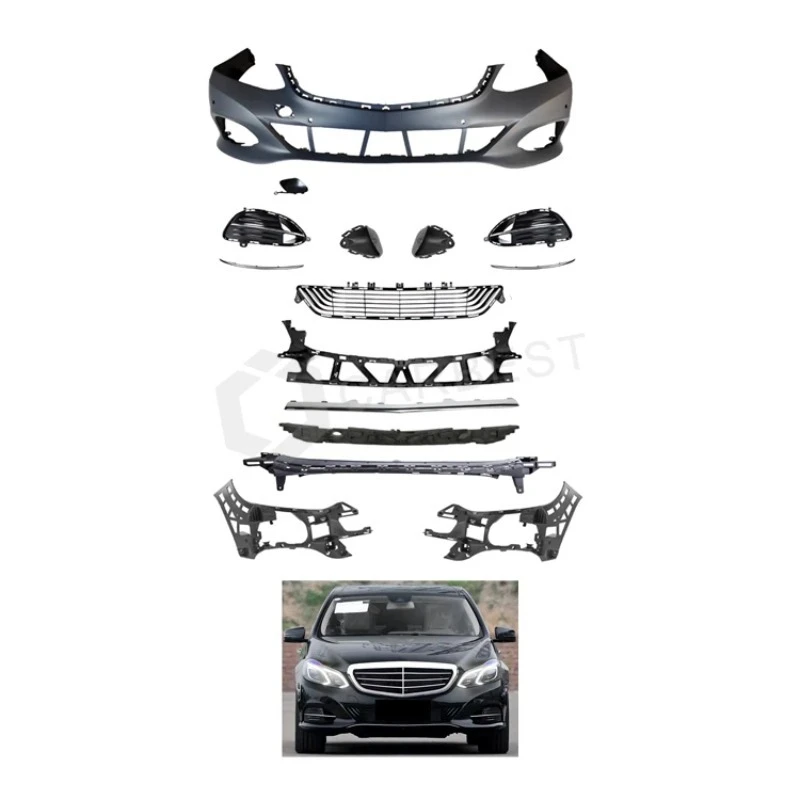 

Замена переднего бампера BR CARBEST для E-Class W212 2014 2015, грунтовая замена для OE2128852547 седан, крышка бампера послепродажного обслуживания