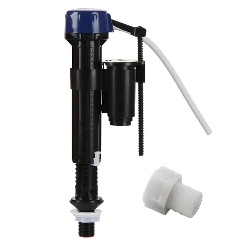 PZHI-Bathroom Water Tank Inlet Valve Toilet Water Tank Fittings Intake Valve Toilet Fill Valve With G1/2 Converter BH102