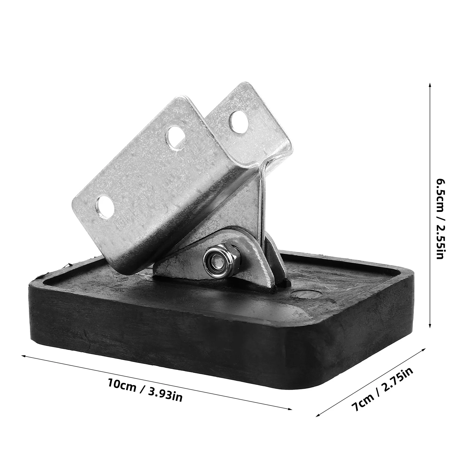 سميكة المطاط سلم قدم منصات عدم الانزلاق مقاومة للاهتراء استقرار حصيرة لتمديد سلالم الألومنيوم الألياف الزجاجية