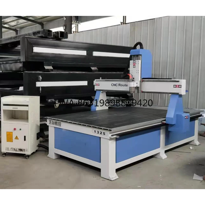 Tool Changer Gear Bearing Core Industrial 5-Axis CNC Router 3.2KW High-Precision Spindle Wood Engraving Machine Automatic