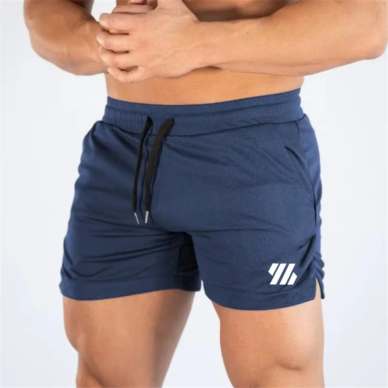 Cross-border Summer Men's Fitness Sports Shorts for Running new Training - Quick-Drying Mesh Pants for Beachwear