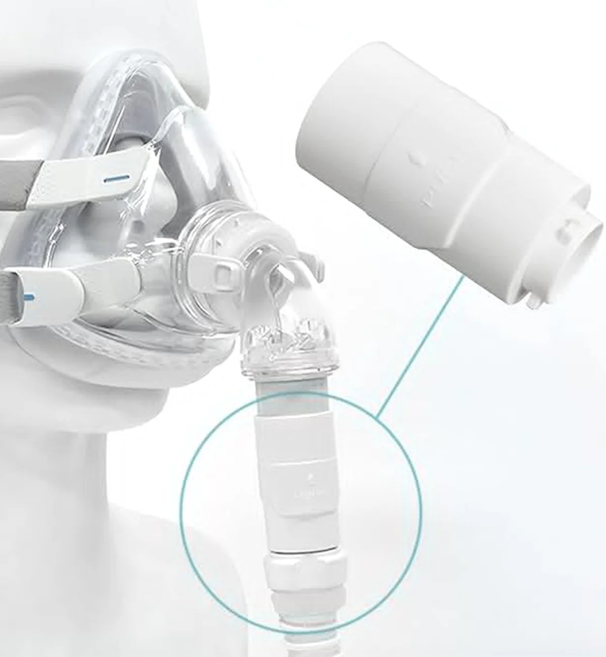 

1 шт. для шлангового разъема ResMed AirMini для трубки CPAP Порт шланга CPAP для многобрендовых воздушных назальных масок Аксессуары для здравоохранения
