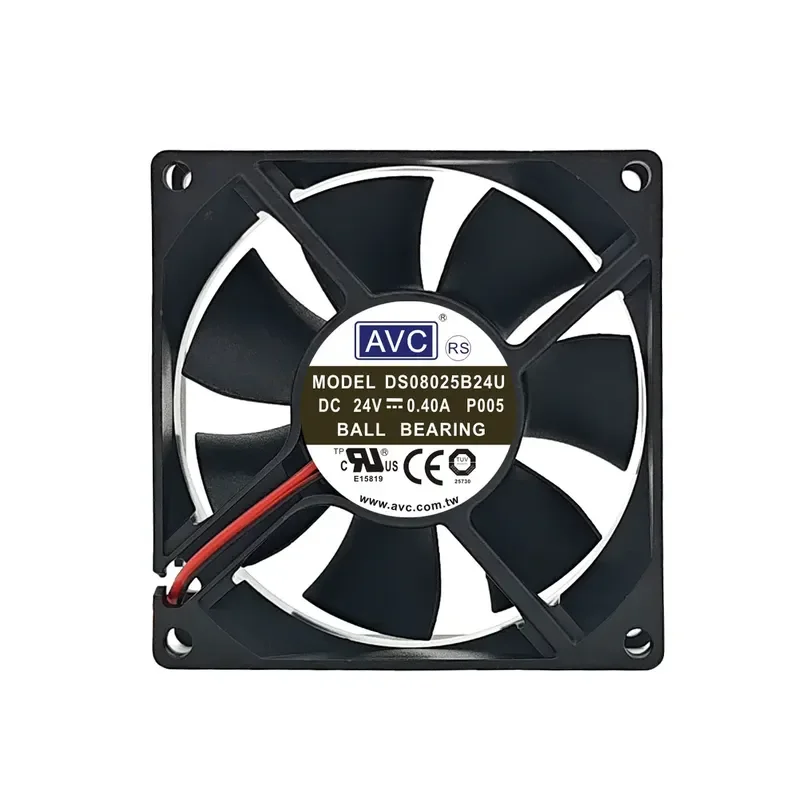 Original AVC DS08025B24U 24V 0.4A 8cm Inverter Fan for Hitachi Elevator Accessories