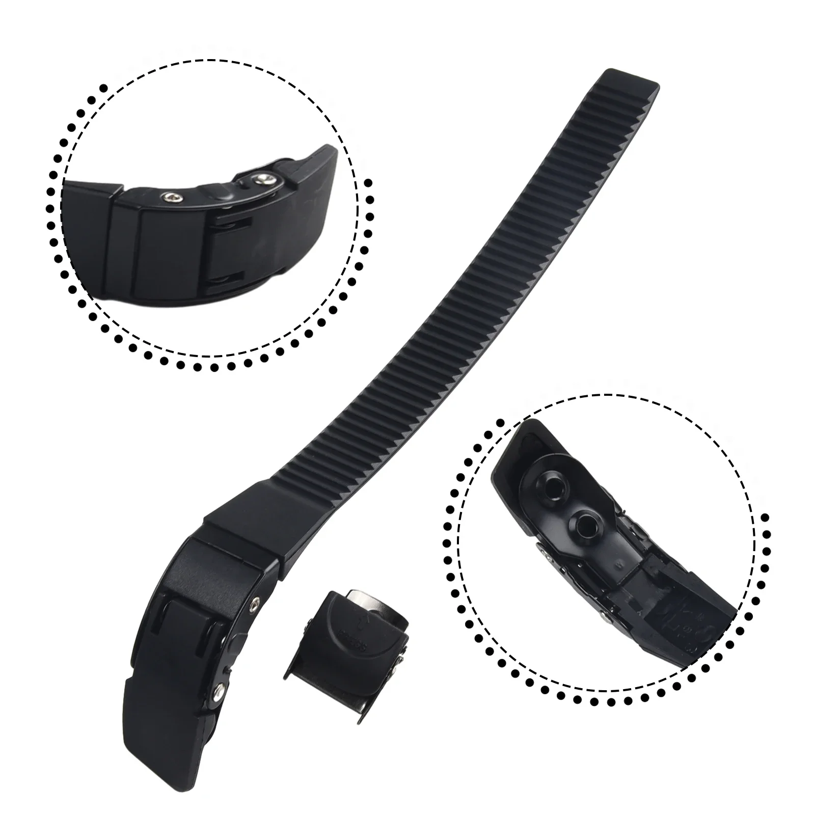 1 Set Vervangende Herstel Inline Rolschaatsschoenen Energieband Met Gesp Pvc 21Mm * 22Mm Outdoor Sportaccessoires