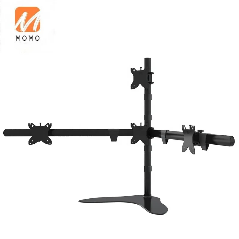 Hot Sale Desktop Quad Monitor Stand LCD Monitor Arm For 15-30inch Monitors