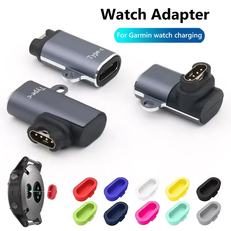Tragbarer Ladeadapter für Garmin Fenix 8 7 7S 7X 6S 6 Forerunner 955 965 970 740 Instinct 3 2 2X 2S Ladekabeladapter