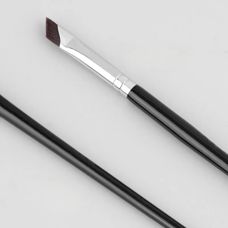 แปรงอายไลเนอร์แบบอัพเกรดใบมีดบางพิเศษชุดแปรงแต่งหน้าแบนใต้ตาแปรงรายละเอียดแม่นยำสูง2/5ชิ้น