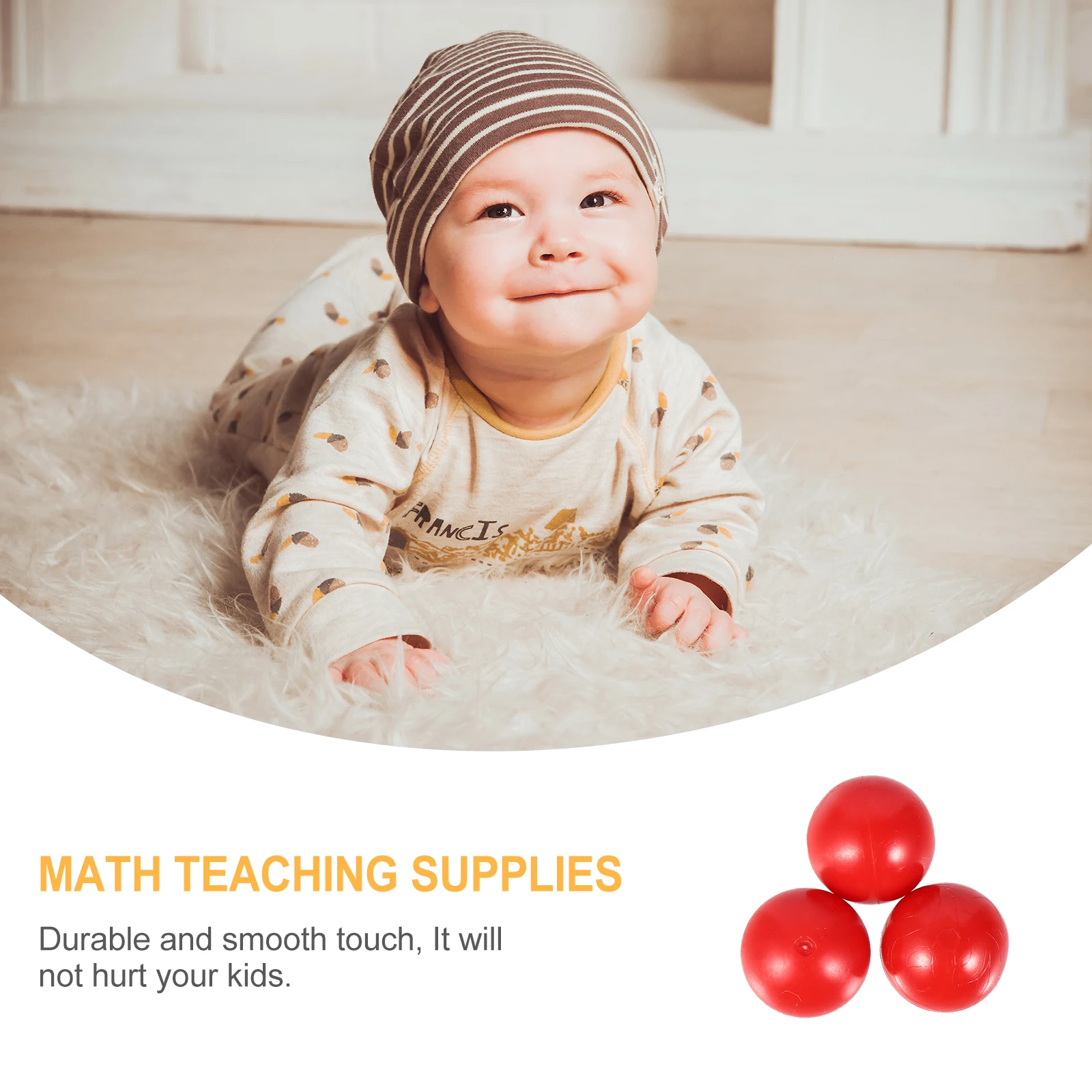 100 Uds bolas de plástico de colores 1 5cm de diámetro ayuda para contar probabilidad juguetes de aprendizaje bloques de construcción suministros de matemáticas