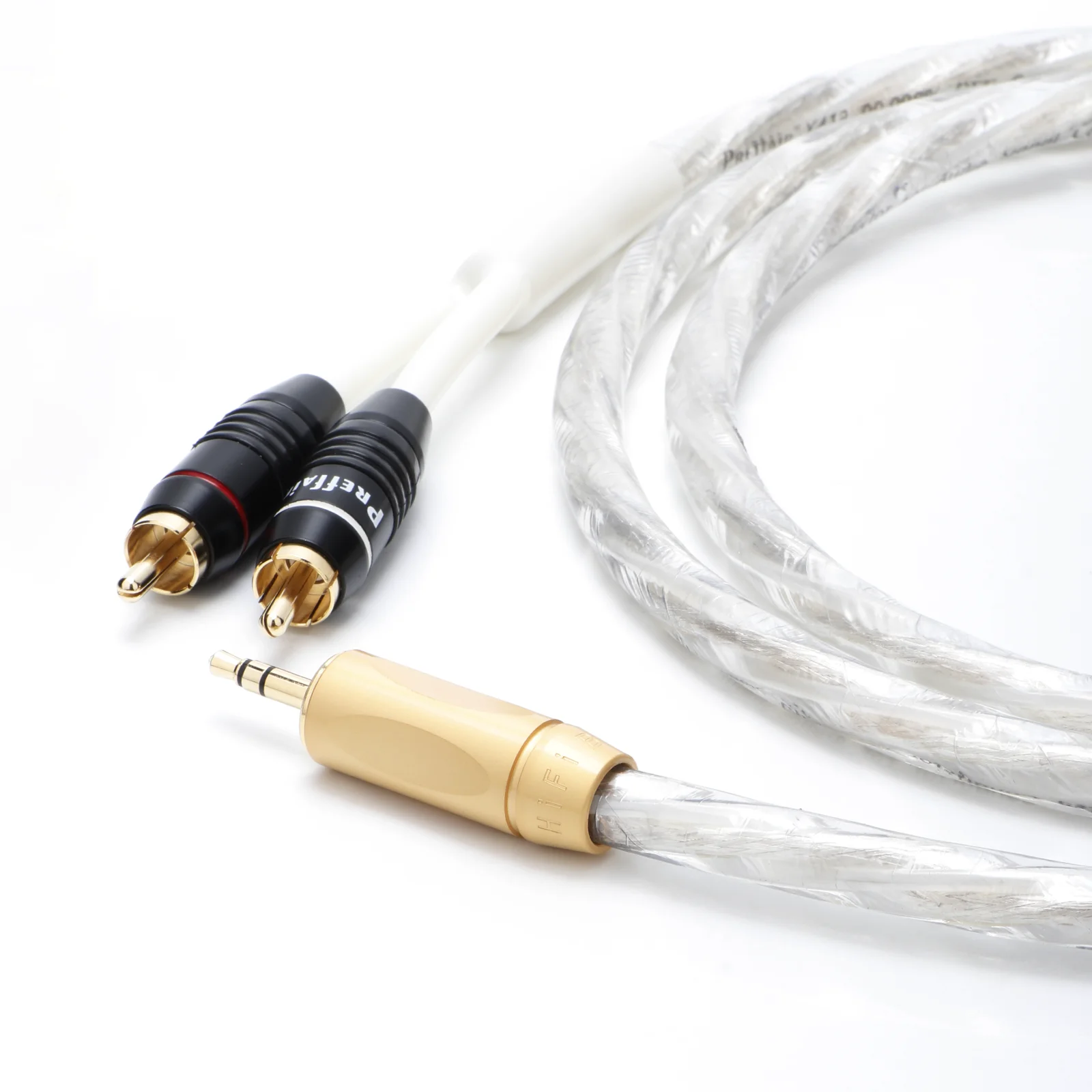HIFI 2,5 mm symmetrisches Audiokabel auf 2 Cinch-Signalkabel AUX-Leitung Kopfhörerverstärkerleitung 2,5 mm Stecker auf 2 Cinch-Stecker – Detail 6