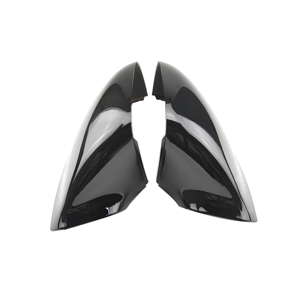 2Pcs Glossy Car Rear View Side Mirror Replacement Cover Cap For VW For Volkswagen For Transporter T5 T5.1 T6 7E1857527F