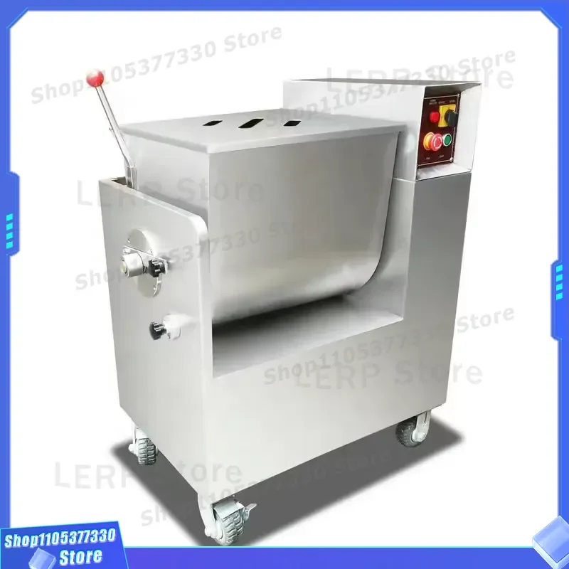50L Electric Meat Mixer Stainless Steel Minced Meat Stuffing Machine Large Capacity Sausage Filler Industrial Food Processor