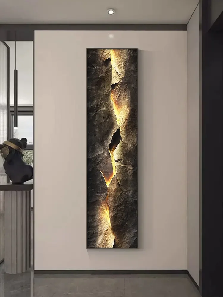 Moderne Kristallen Porselein Ambachtelijke Berg Indoor Geschilderde Led Wandlamp Woonkamer Eetkamer Slaapkamer Entree Wanddecoratie