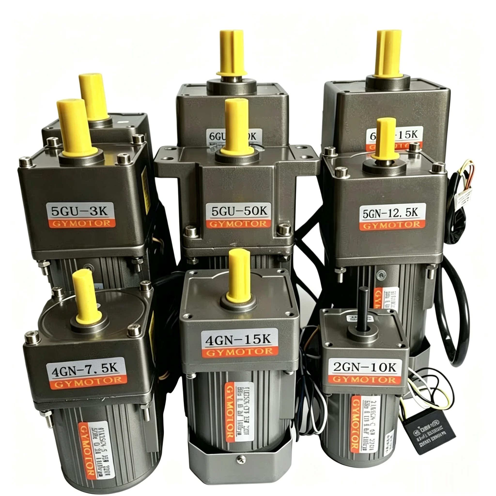 180W 380V AC Three-Phase Shaft Diameter 12mm/15mm 5GU Gearbox AC Gear Motor Standard Version / Flange‑mounted Version Available