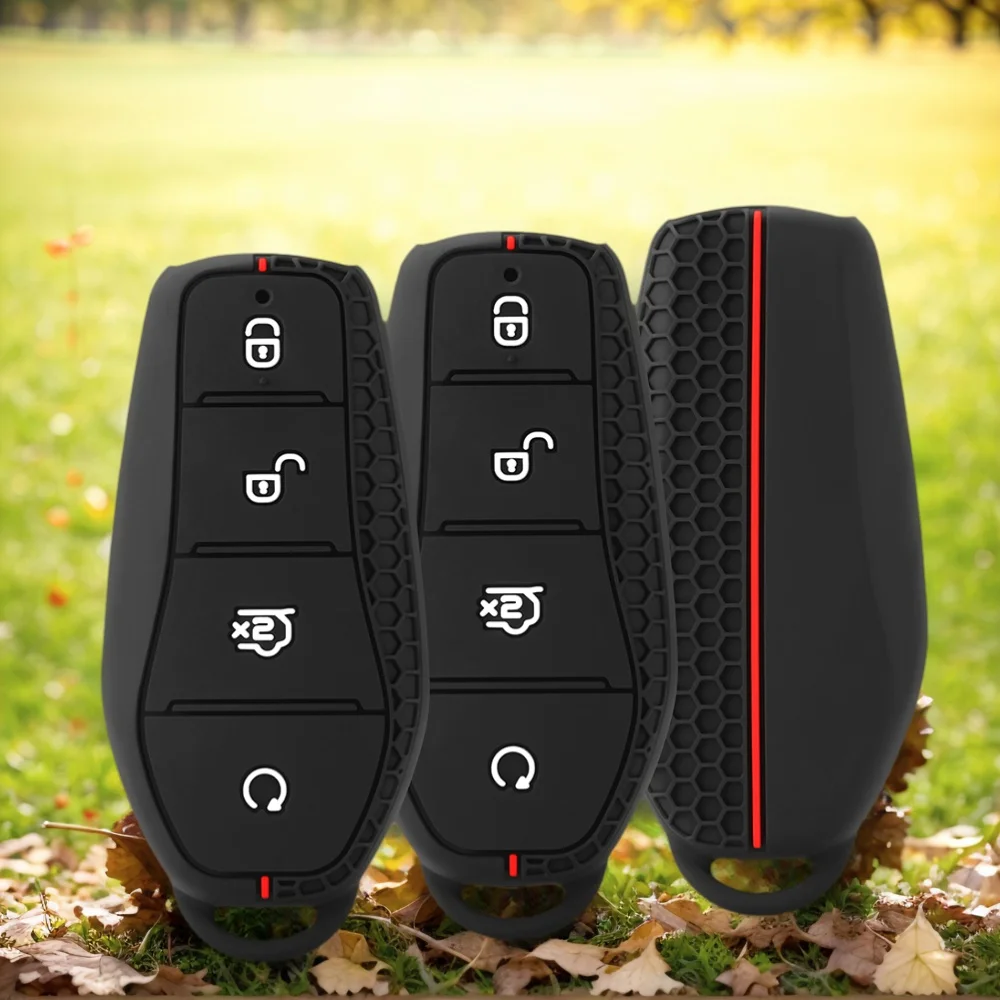 Funda de silicona para llave de coche, llavero para BYD Atto 3 Song Plus Seal King Leopard 5 Dolphin Seal U Seagull Song Pro Qin E7 Han