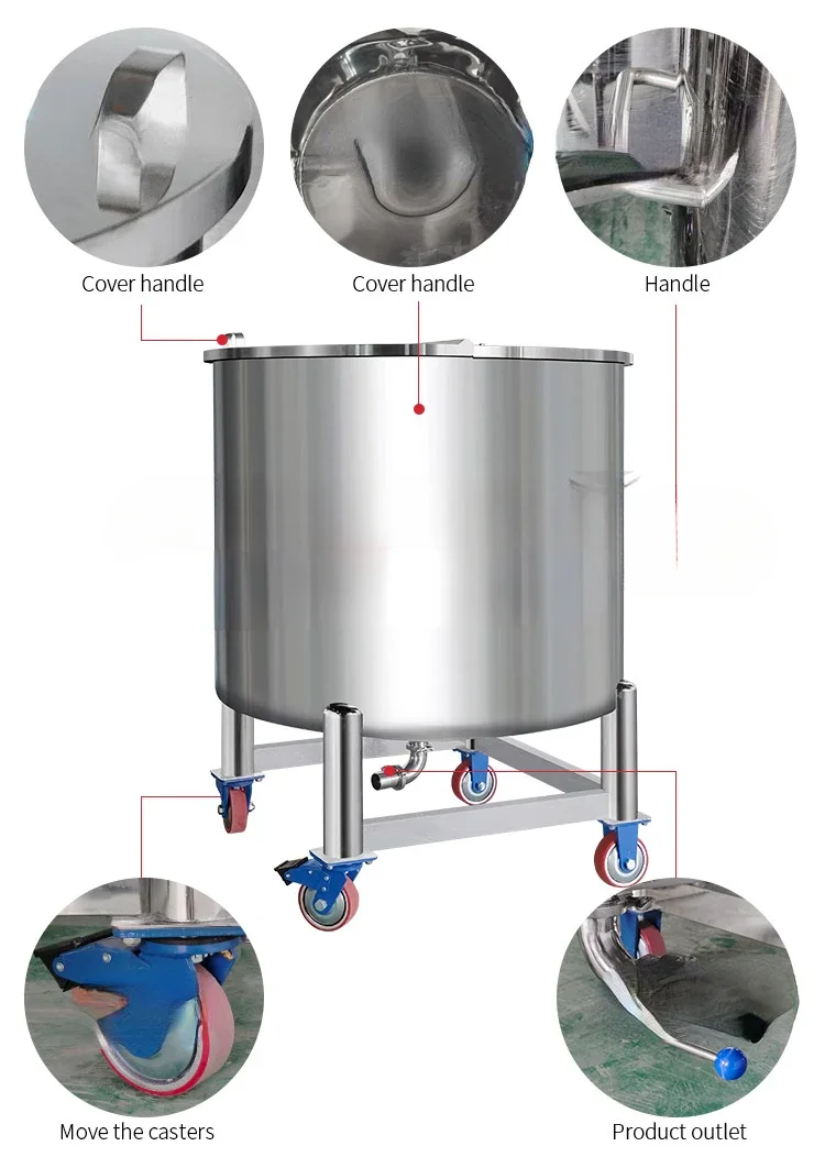 Industrial Mixer Can Opener Cosmetic Making Machine Stainless Steel