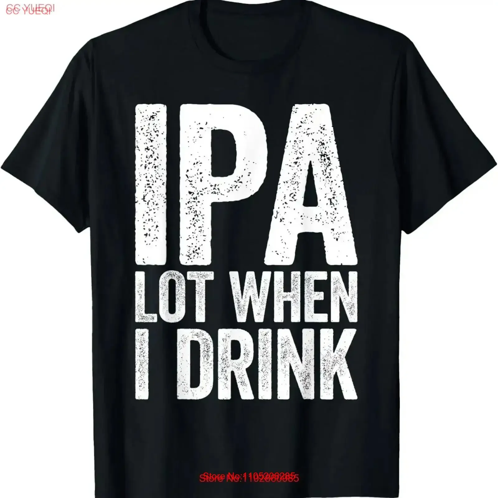 مجموعة IPA عندما أشرب تي شيرت مضحك البيرة عاشق خمر غسلها الرسم أنيق أوم مصمم الملابس تنفس موضة خمر