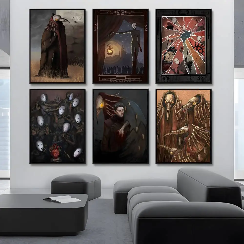 Horror Game P-Pathologic 2 Poster Waterproof Vintage Movie Posters High Quality Wall Art Print For Room Decor Gift