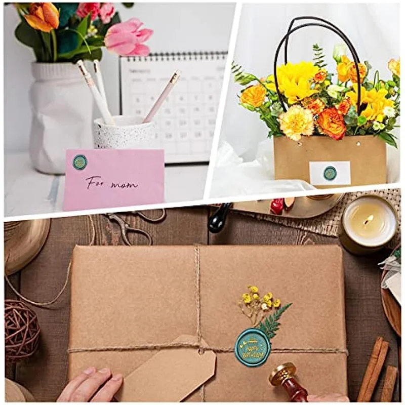 Happy Birthday Pattern Wax Seal Stamp Head 0.98\