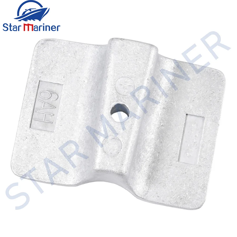 

6AH-45251-00 Анод для 4-тактного двигателя YAMAHA OUTBOARD 9,9-20HP F9,9 F13.5 F15 F20 6AH-45251 лодочный двигатель заменяет детали