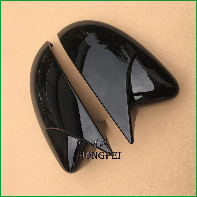 For Volkswagen VW Polo 2010-2016 With Indicator Model Rearview Mirror Cover Sticker Trim Decorative Car Styling Accessories