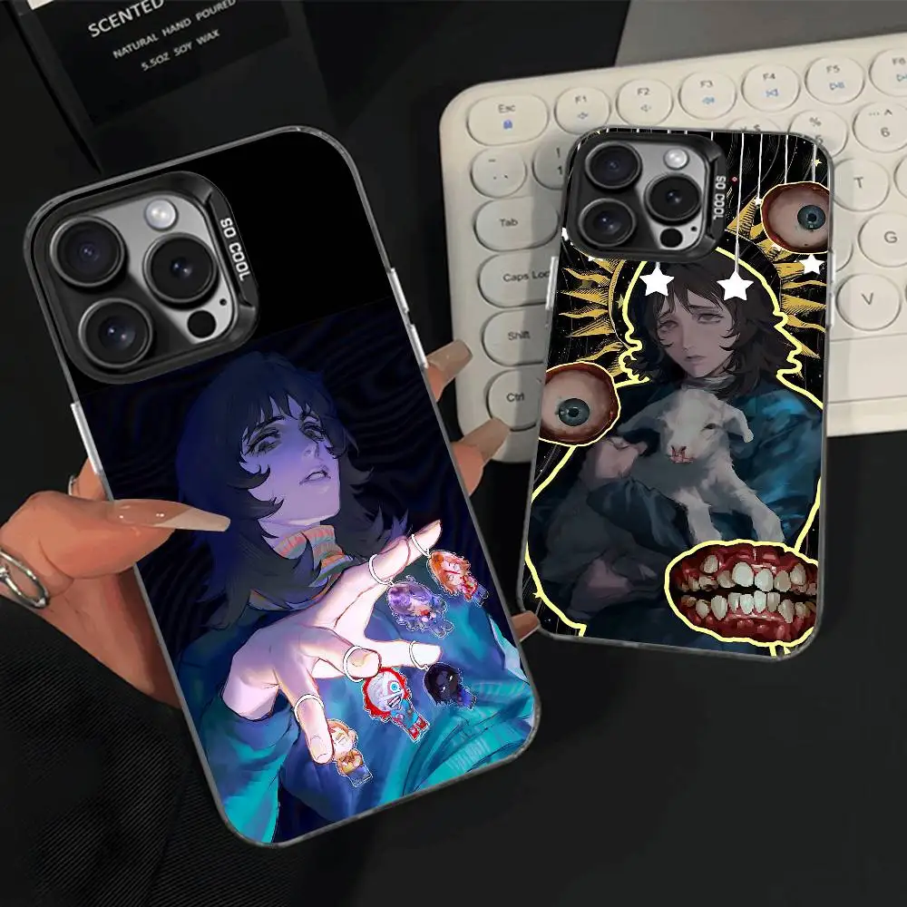 

M-Mouthwashing Anya Phone Case For iPhone 14,16,12,15,13,17,11,E,Pro,Max,Plus,Air,Mini Black Soft Cover
