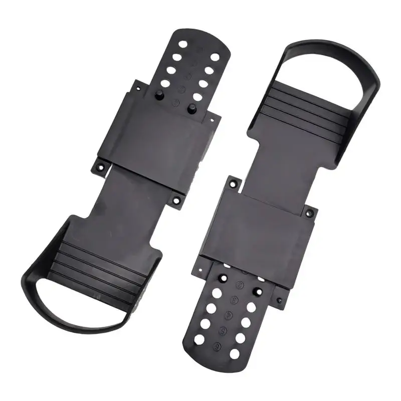 Rowing Foot Pedals 1 Pair Fitness Equipment Accessories Anti-slip Texture Design Durable Rowing Machine Foot Pedals For Sports