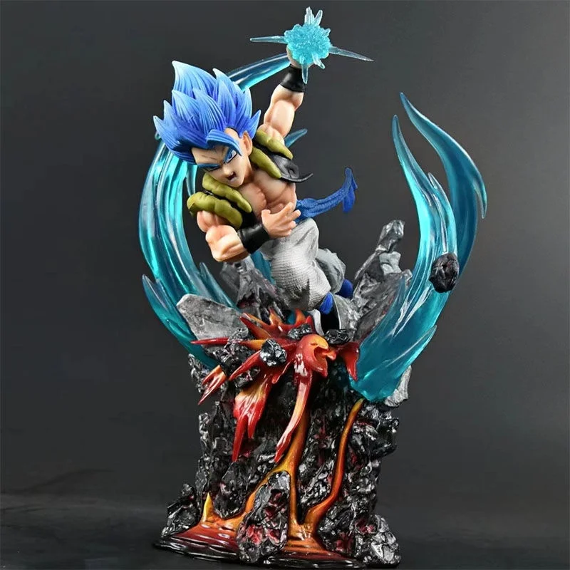 Gogeta Action Figure Anime Dragon Ball Gt Broly Figuras Spielzeug Manga Dbz Figur 19cm Gk Statue Modell Spielzeug Ornament Festival geschenk