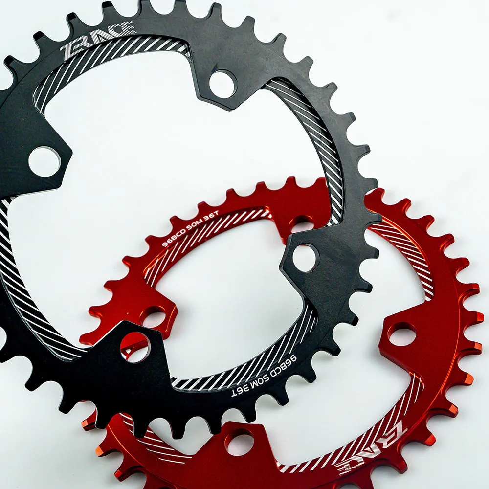 NEW ZRACE Chainring Chainwheels BCD96 Symmetrical Chainring,32/34/36/38T AL7075 CNC process,Vickers-hardness 15+for MTB 96BCD