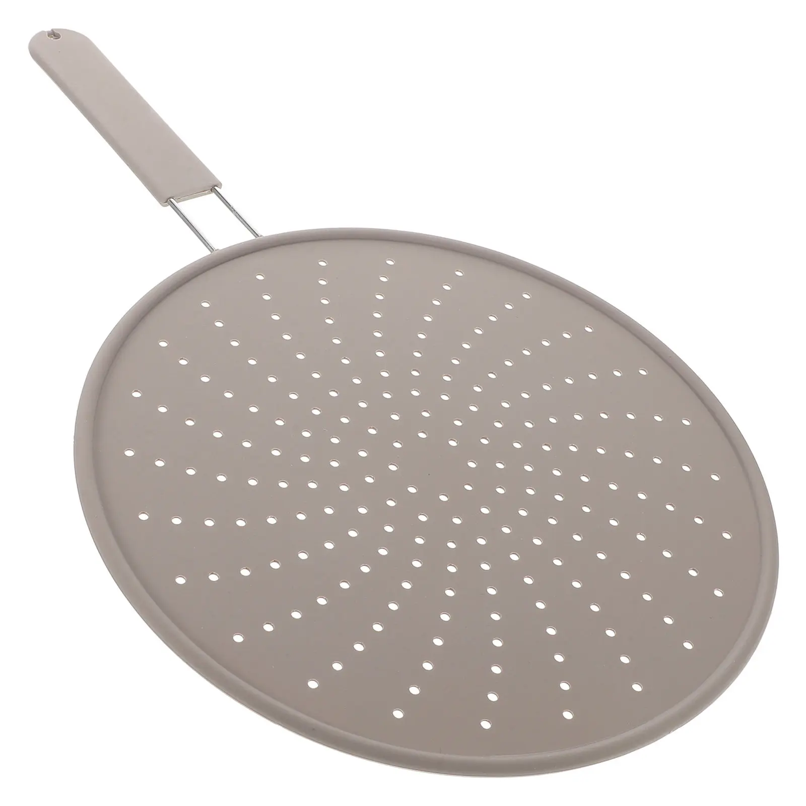 Silicone Splatter Screen for Deep Fryer and Stovetop Grease Splatter Shield Ergonomic Round Design Stove Splash Guard Cookware