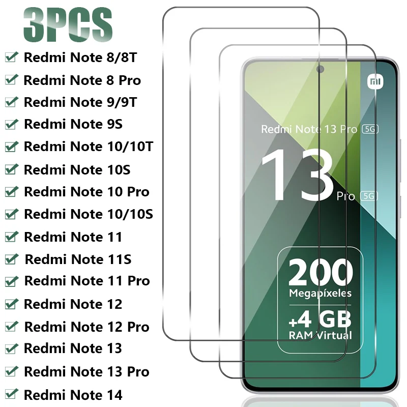 3PCS Tempered Glass… - image