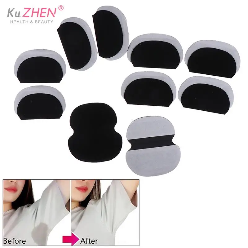 Zwart Wegwerp Onderarm Shirt Anti-transpirant Bescherming Tegen Zweet Pads 2/6/10Pcs Deodorant Oksel Absorberende Pad Voor mannen Vrouwen