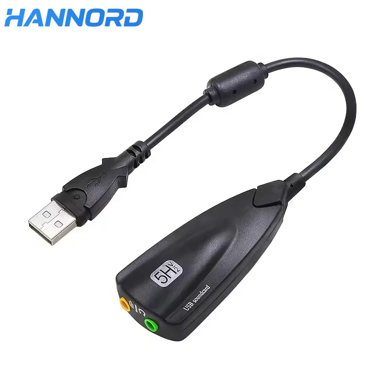 

Внешняя звуковая карта USB 7,1-канальный 5HV2 трек антимагнитный аудиоадаптер гарнитура микрофон разъем 3,5 мм для настольного ноутбука