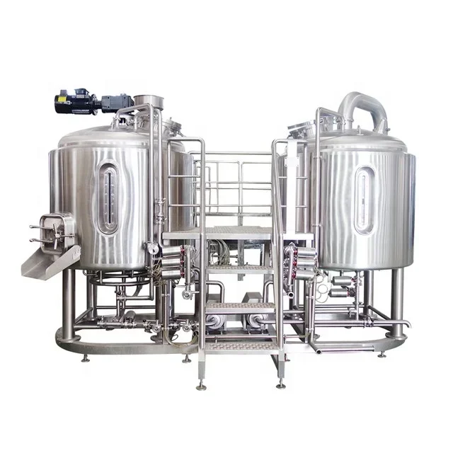 500L Beer Brewery 500 Liter Microbrewery Brewing Equipment With 2 Vessels BrewhouseHOT SALES
