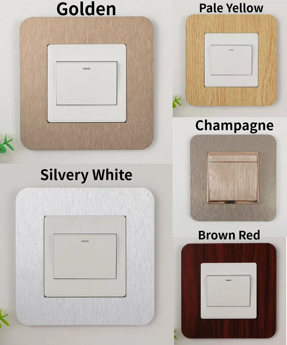 New Simple Anti-Dirty Buckle Type Non-Adhesive Dustproof Switch Protective Cover Outlet Wall Sticker for Home Living Room Decor