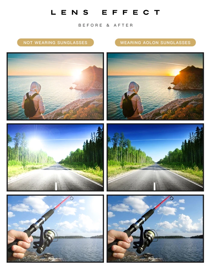 0-0,5 -0,75 bis -6,0 fahren Myopie Sonnenbrille mit Rezept Markendesigner Männer TR90 polarisierte Dioptrien Sonnenbrille für Frauen – Detail 24
