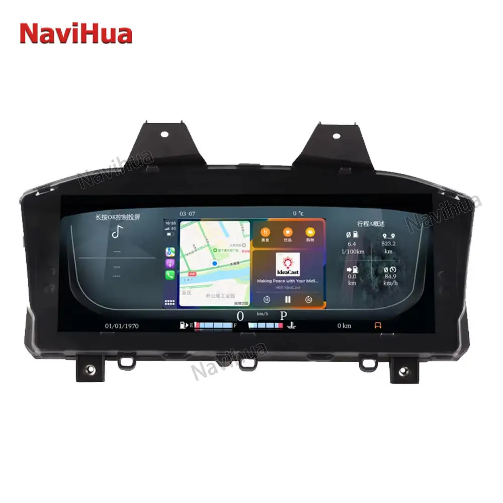 Navihua New Arrival Car Speedometer Linux System Digital Cluster Instrument Car LCD Dashboard Carplay for Land Rover Discovery 5