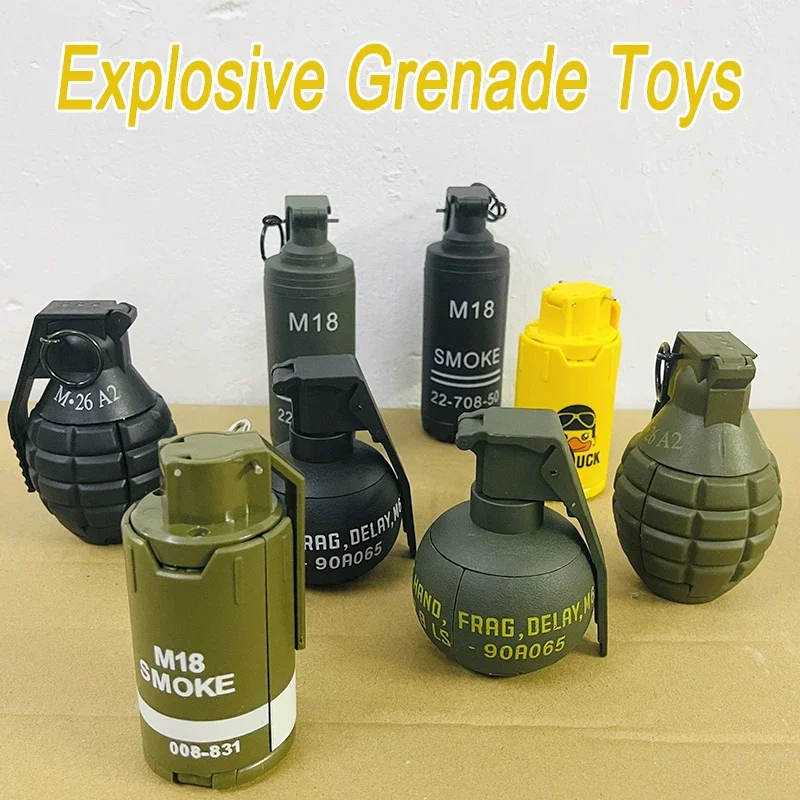 12W Hand Grenade Dummy Model Plastic Tactical Toy for Outdoor CS Airsoft Battle Game Cosplay Prop