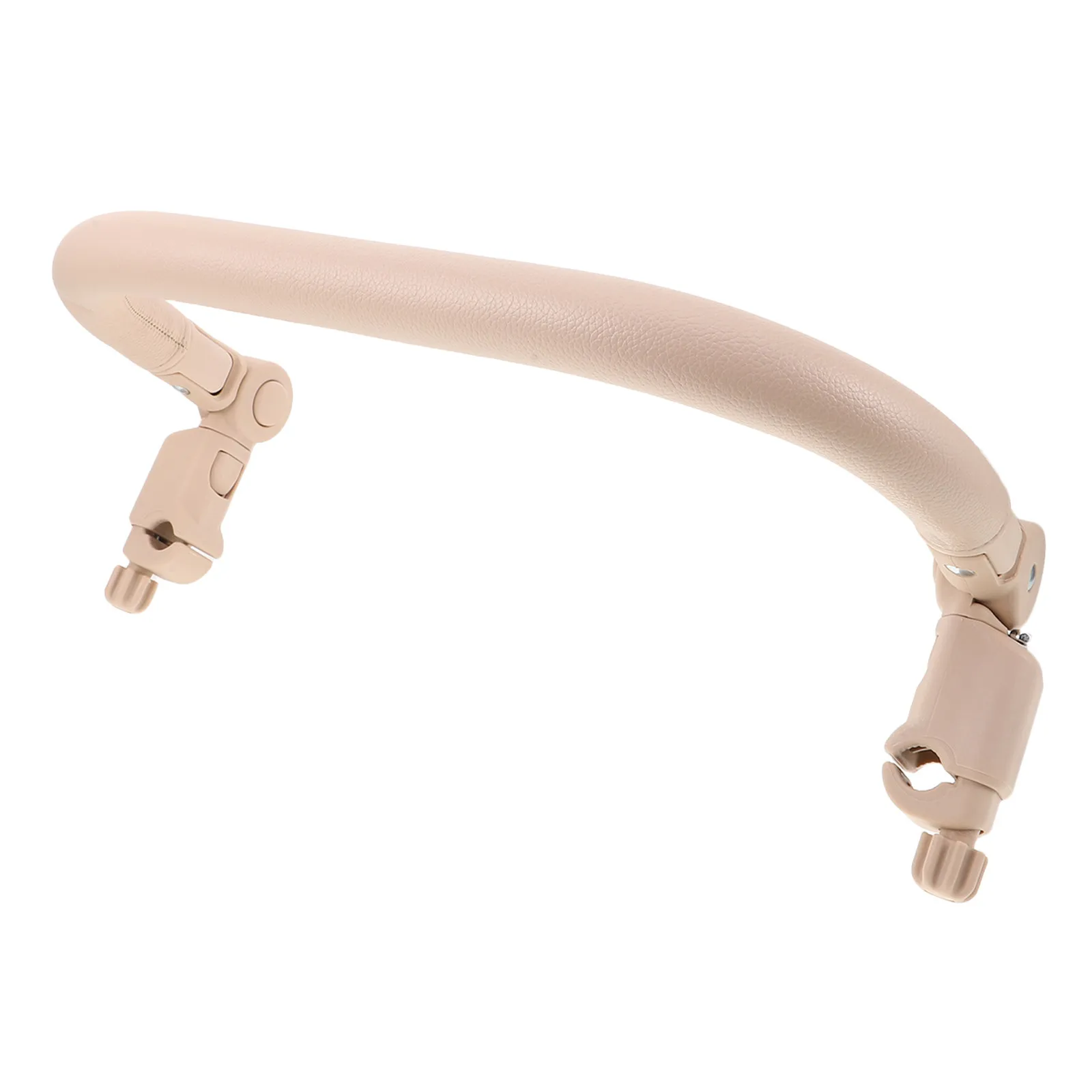 Baby Stroller Bumper Handle Adjustable Angle Armrest Easy Install Crossbar Accessories Smooth PU Cover Baby Stroller Accessory