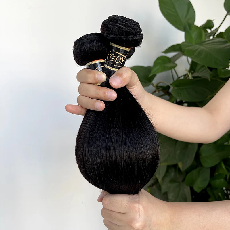 Fasci di capelli lisci vietnamiti all'ingrosso economici 100% tessuto di capelli umani 3 4 pacchi estensioni dei capelli umani non trattati per le donne