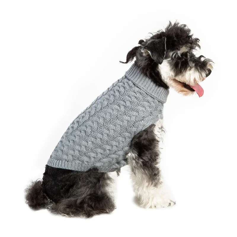 Costumi di moda per cani da compagnia Gatti Vestiti per cani invernali Morbido cucciolo di gattino Collo alto Designer Cappotto per cani Maglione