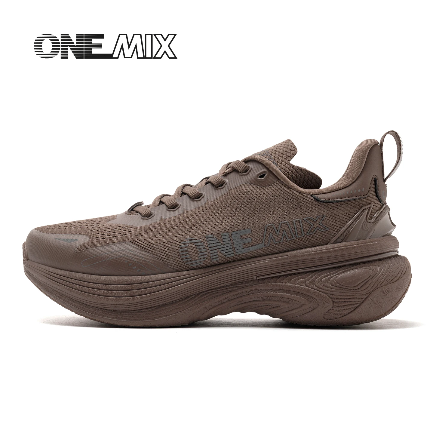 ONEMIX New Shock-Absorbing and Wear-Resistant Man Running Shoes Fashionable Fitness Women Sports Shoes Lightweight Road Shoes