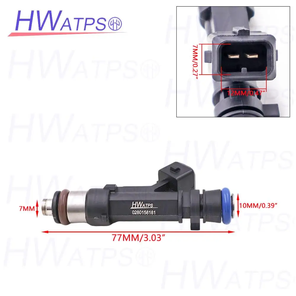 4 قطعة 0280158181 العلامة التجارية الجديدة حاقن الوقود فوهة ل فوكسهول كورسا آدم أسترا ميريفا أوبل أجيلا أسترا كومبو كورسا 5817425
