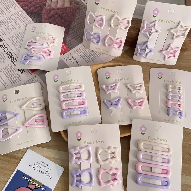 

Star hair clip, no harm to hair, cute bangs clip, forehead clip, side clip, broken hair clip, hair accessory, children's BB clip