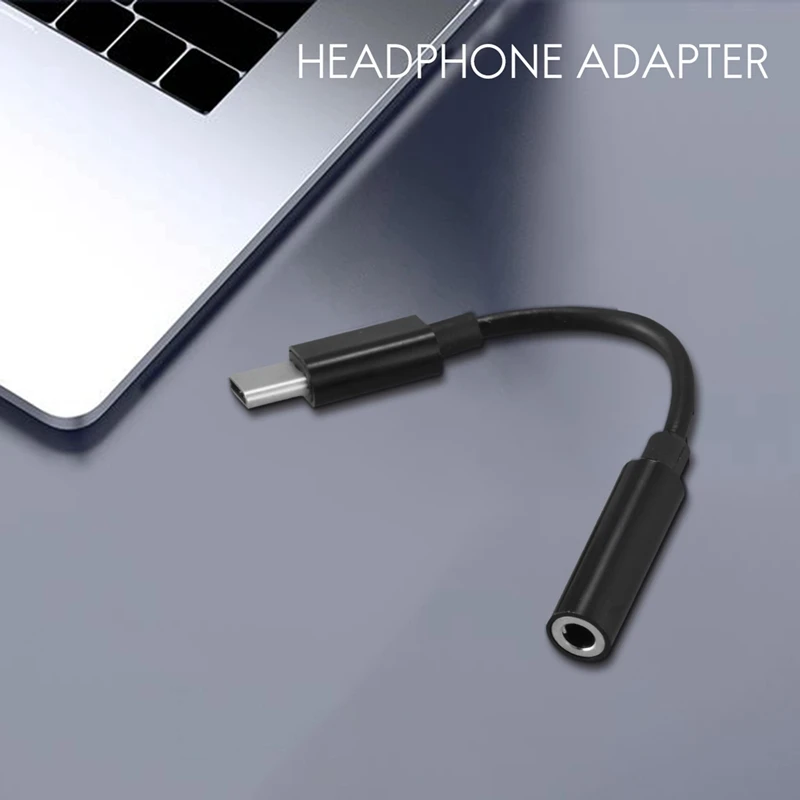 مهايئ كابل مقبس سماعة رأس USB C إلى ، منفذ ذكر من النوع C ، سماعة رأس صوت ستيريو ، موصل Aux