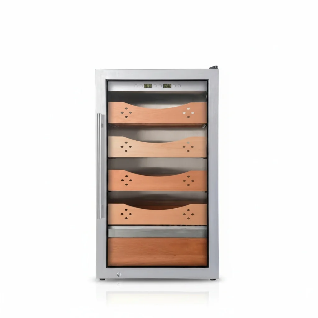 Vanace   100L-300L Portable Electric Smart Humidifier Storage Factory Manufacturers  Display Cigar Humidor Cabinet for Retail